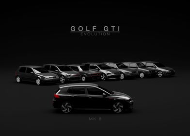 Golf GTI Evolution MK8 Bla