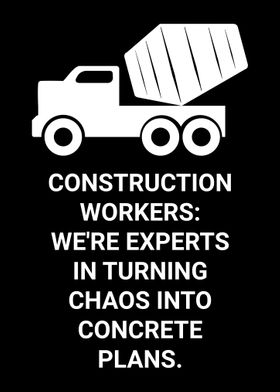 Funny Construction Worker