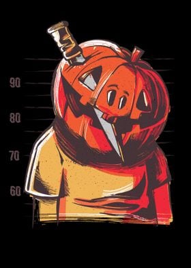 Halloween Pumpkin Head Mug