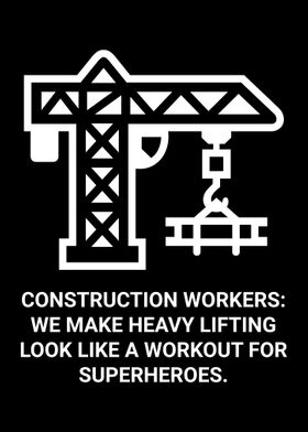 Funny Construction Worker