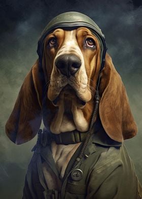 Basset Hound Soldier