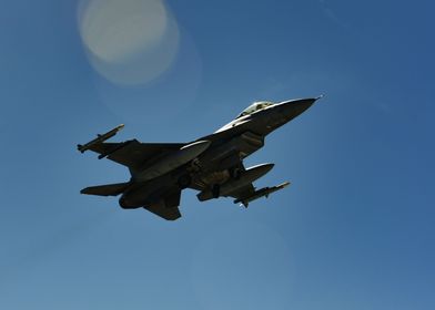 F16 in the sky