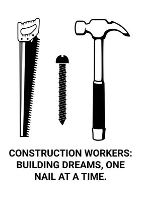 Funny Construction Worker