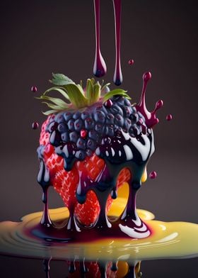 Abstract food art