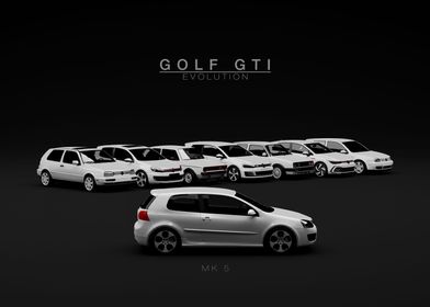 Golf GTI Evolution MK5 Whi