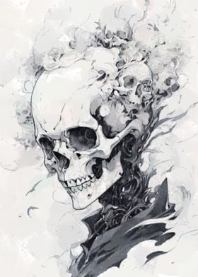 Skull ink fantasy