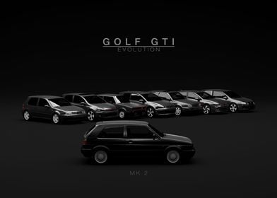 Golf GTI Evolution MK2 Bla