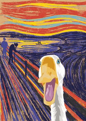 The scream duck or goose