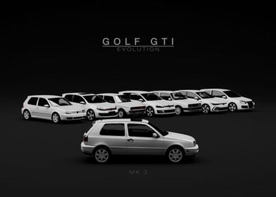 Golf GTI Evolution MK3 Whi