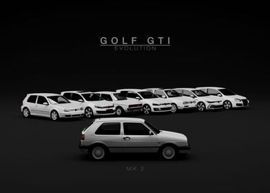 Golf GTI Evolution MK2 Whi