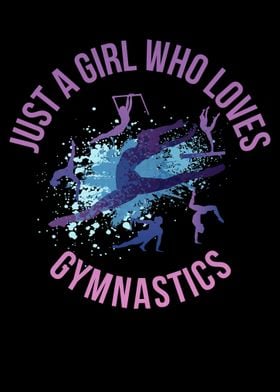 Girl Loves Gymnastics