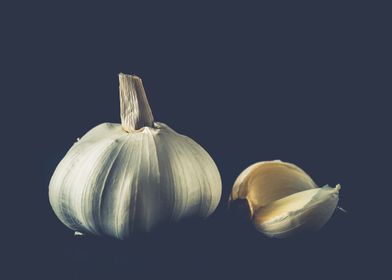 Garlic Bulb and Cloves