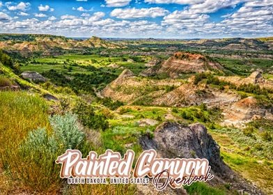 Painted Canyon Overlook