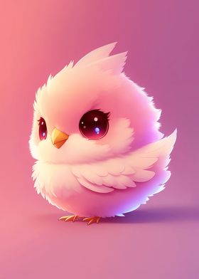 Cartoon Cute Baby Bird