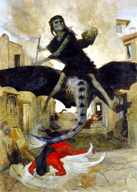 The Plague by Bocklin