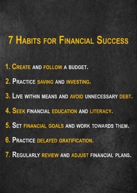 7 Habit Financial Success