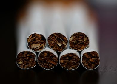 Cigarettes close up
