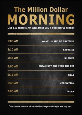 The Million Dollar Morning