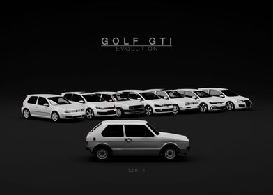 Golf GTI Evolution MK1 Whi