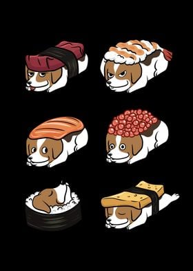 Jack Russell Terrier Sushi