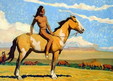 Maynard Dixon Pony Boy