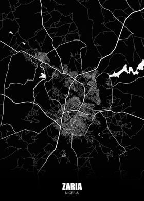 Zaria Nigeria Map