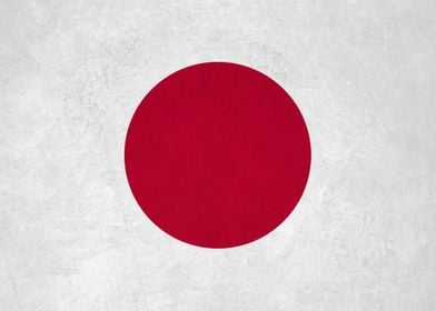 Flag of Japan on Wall