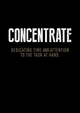 Concentrate Motivation