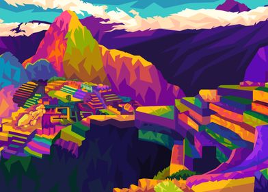 Macchu Picchu Illustration