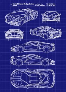 Chevy Corvette C8 Patent