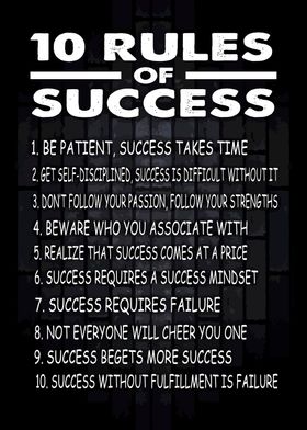 10 Rules for Success