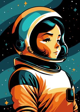 Astronaut Pop art