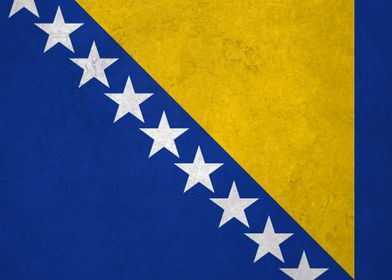 Flag of Bosnia on Wall