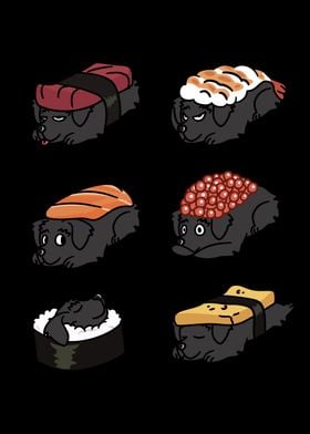 Newfoundland Dog Sushi