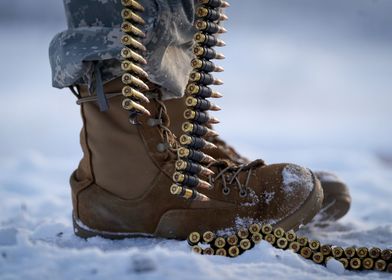 Military Boots and Bullets