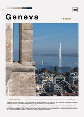 Geneva Landscape Poster