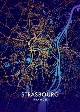 Strasbourg Map