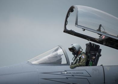 Piloting a Air Force Jet