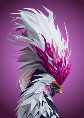 Lowpoly Rooster