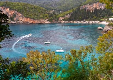 Seascape on a Corfu Island