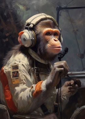 Interstellar Monkey Art