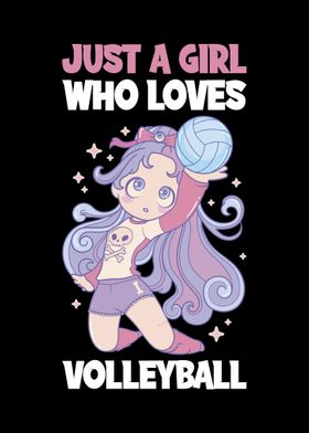 Girl Loves Volleyball