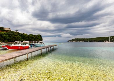 Seascape on a Corfu Island