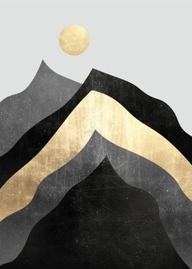 Black and Gold Mountains