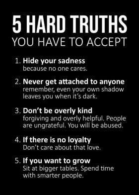 5 hard truths