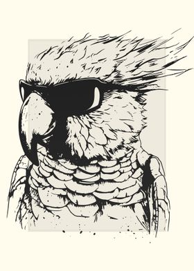 Cockatoo Bird Sketch