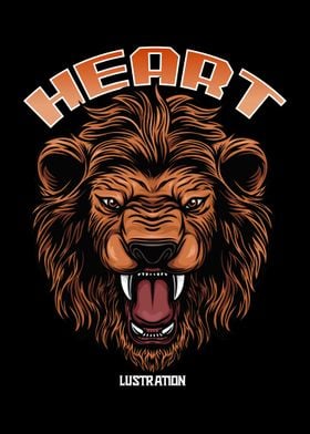 Lion Head Text