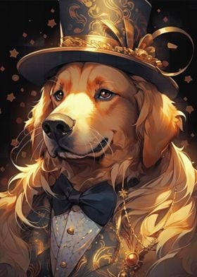 Golden Retriever Dog Noble