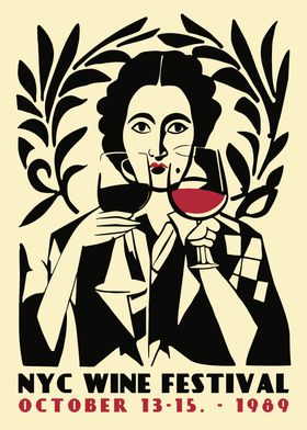 NYC Wine Festival Poster