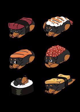 Rottweiler Sushi